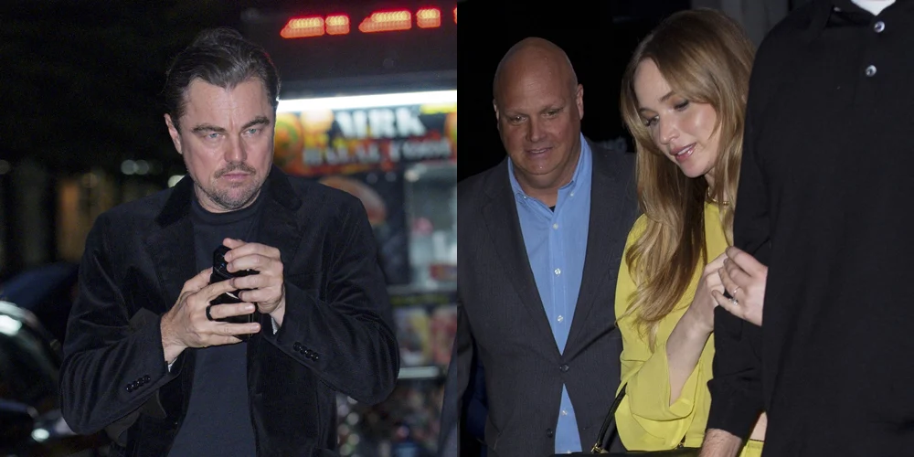 Leonardo DiCaprio e Jennifer Lawrence