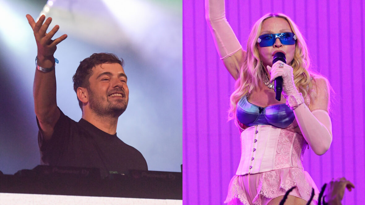Martin Garrix Madonna se apresentando