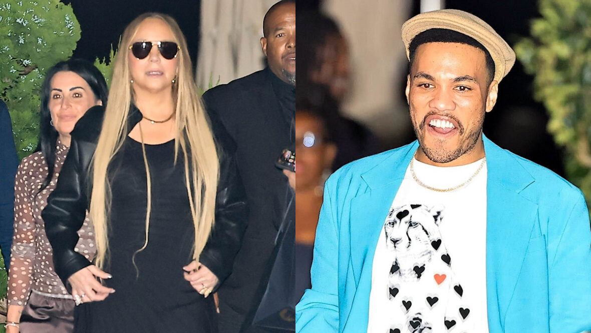 Mariah Carey e Anderson Paak no Nobu