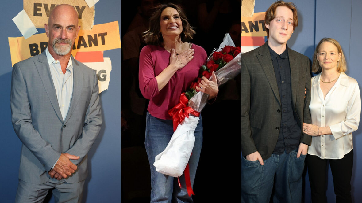 Christopher Meloni, Mariska Hargitay e Jodie Foster e Charles Bernard Foster participam da abertura de Mariska Hargitay