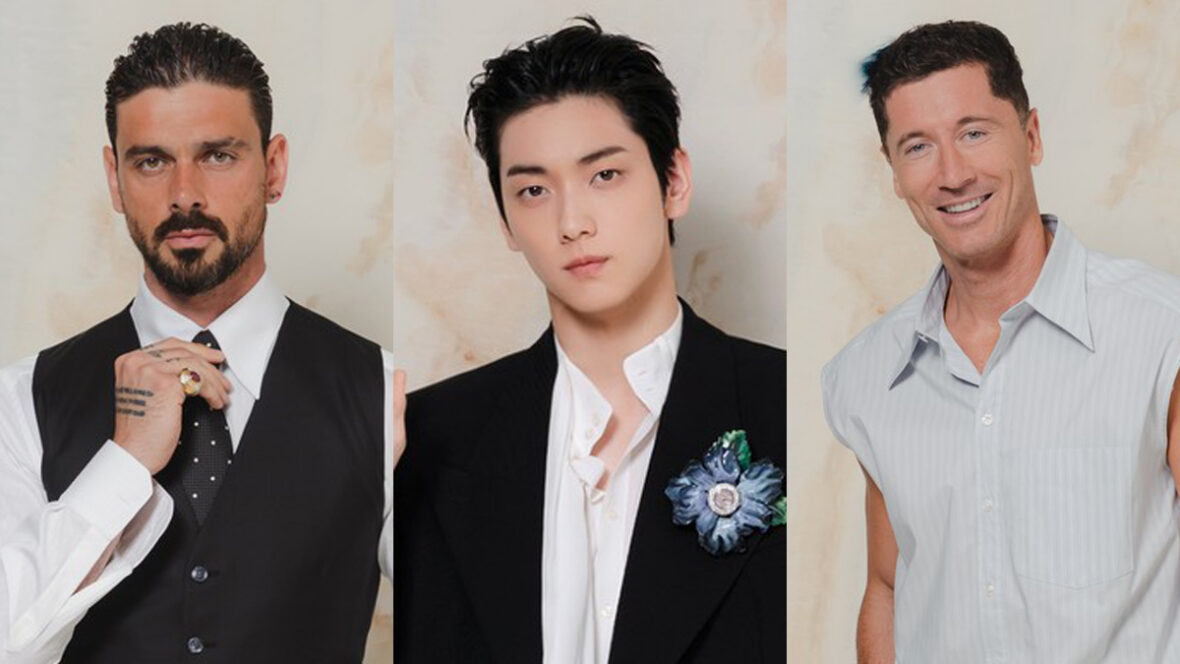estrelas-no-desfile-de-dolce-gabbana Michele Morrone e mais estrelas no desfile da D&G