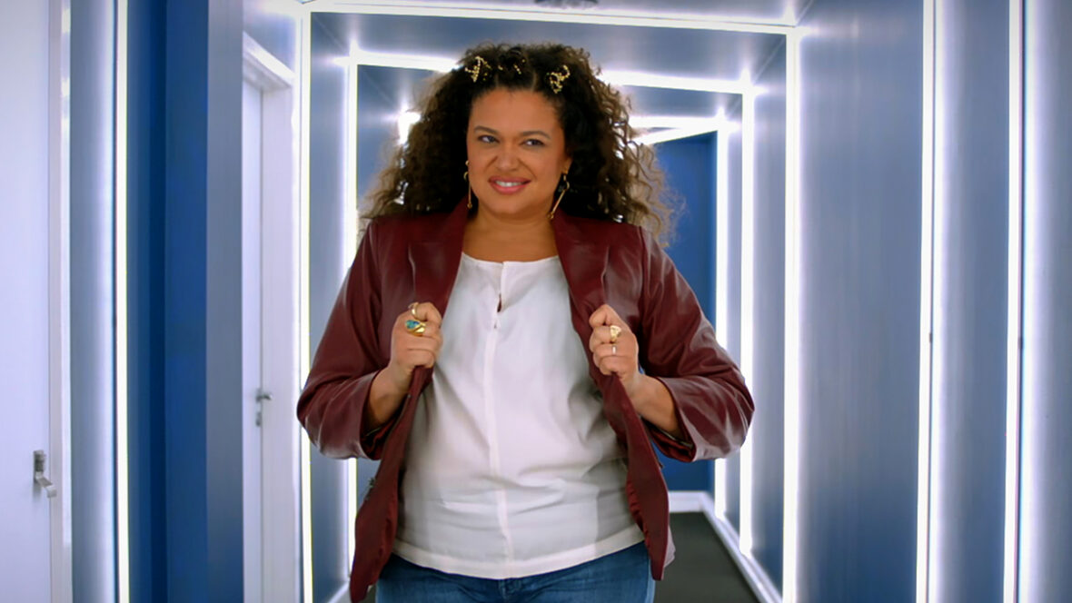 michelle-buteau-no-círculo-em-movimento Michelle Buteau em The Circle para Netflix