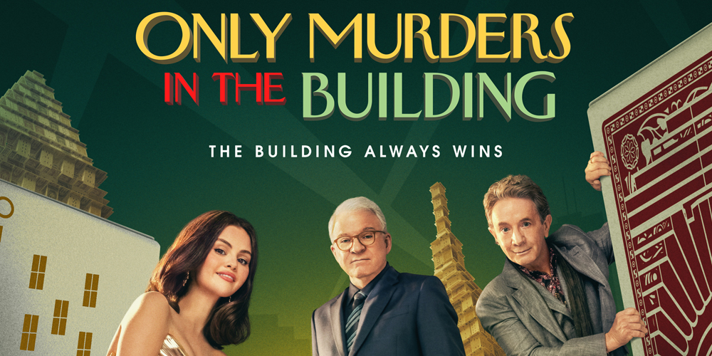 apenas notícias sobre elenco de assassinatos para a sexta temporada Apenas pôster de Murders in the Building para anunciar notícias de elenco para a sexta temporada