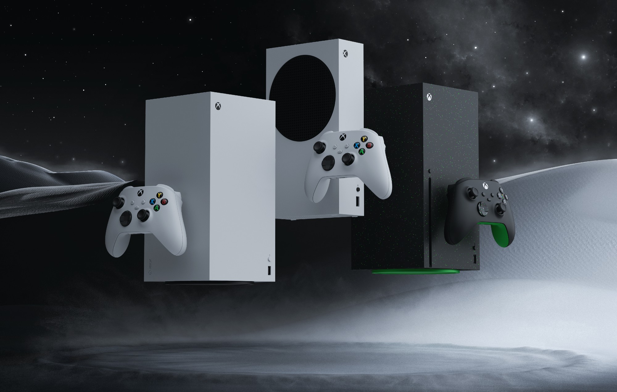 The current line-up of Xbox consoles. CREDIT: Microsoft
