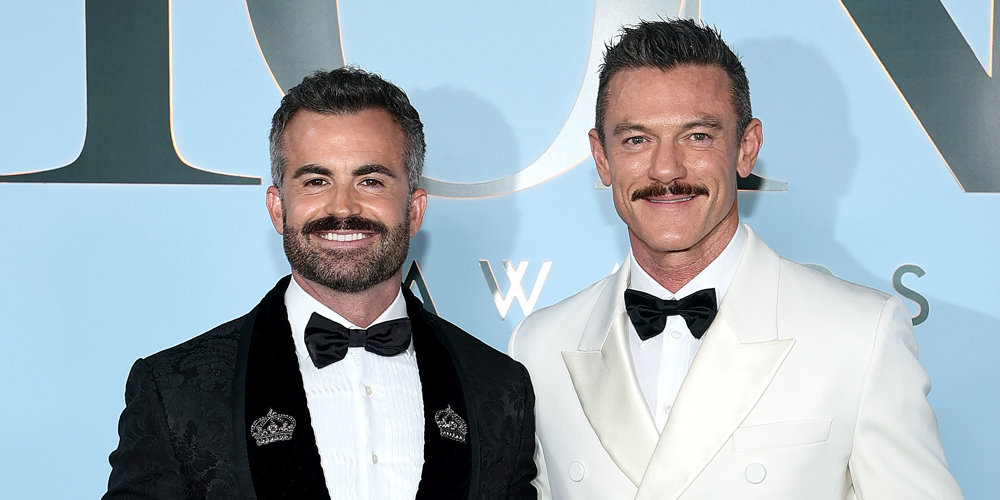 Luke Evans e Fran Tomas no Tony Awards