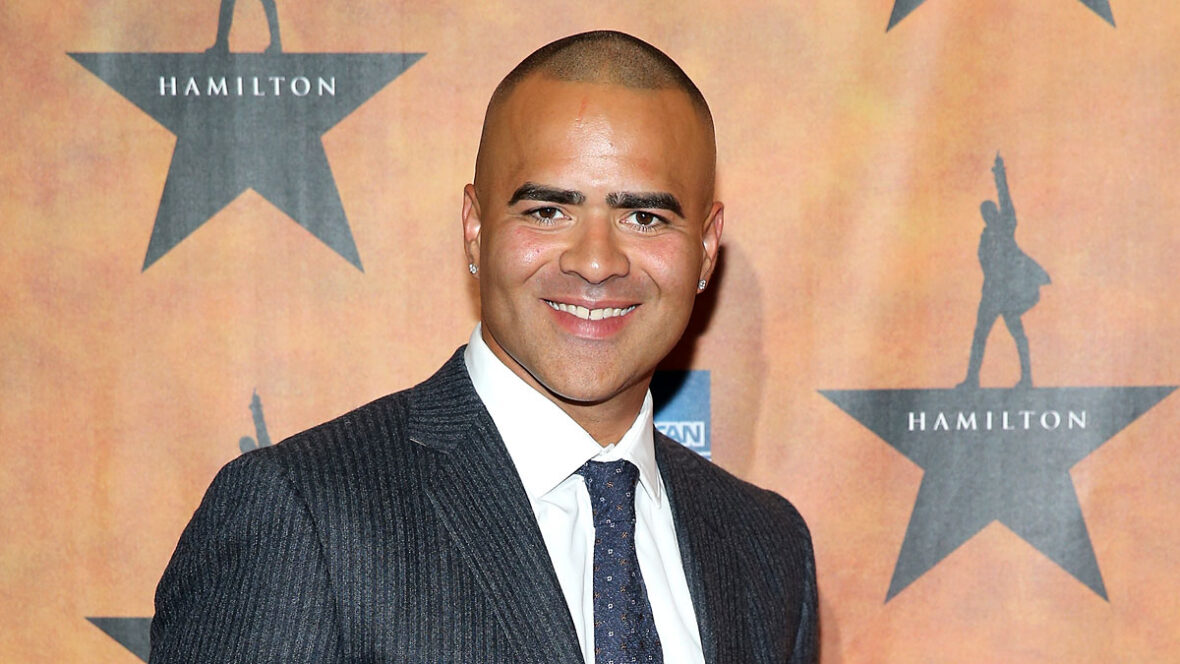 christopher-jackson-retorna-a-hamilton Christopher Jackson no tapete vermelho da noite de estreia de Hamilton
