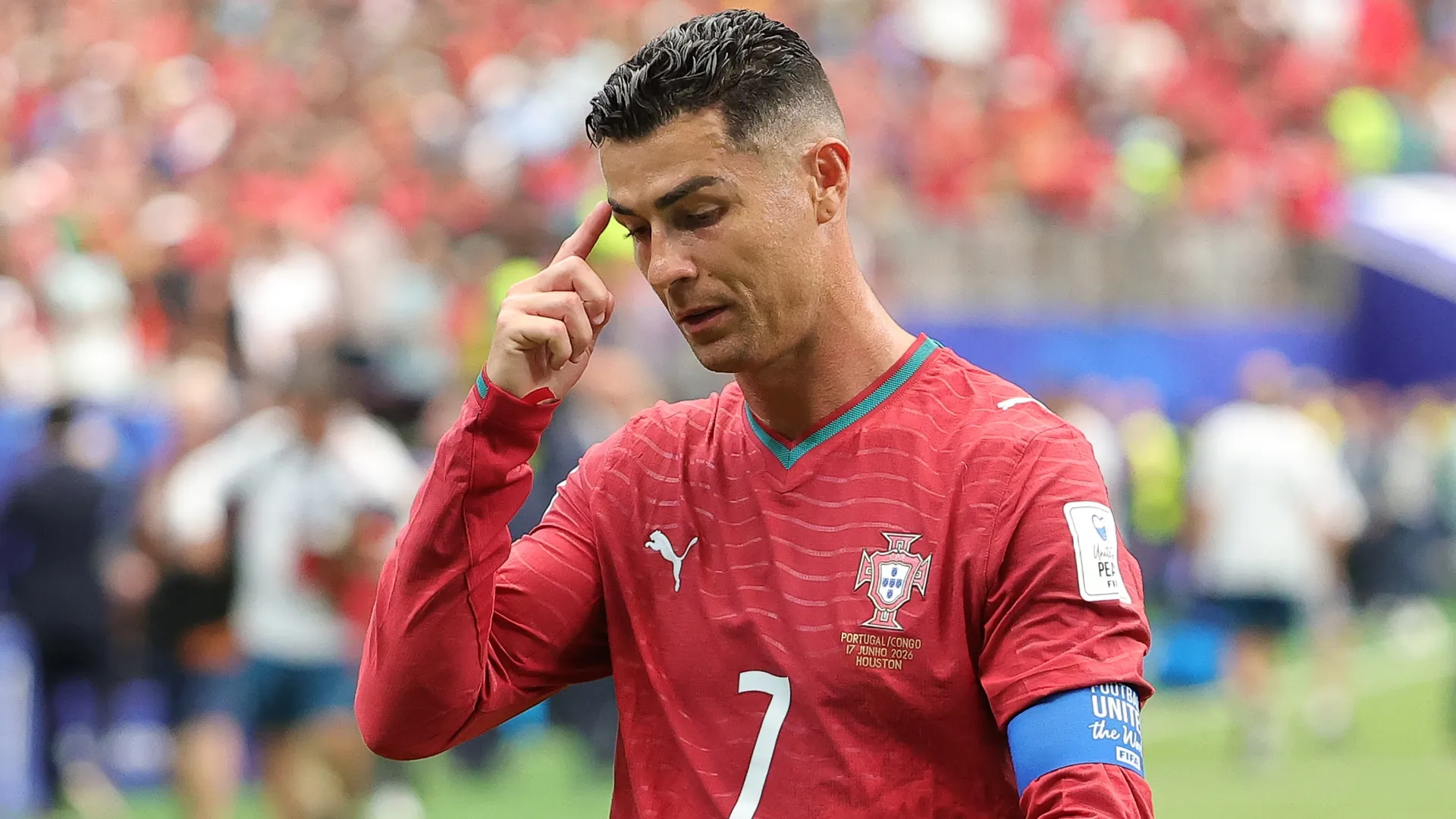 Cristiano Ronaldo #7 de Portugal.