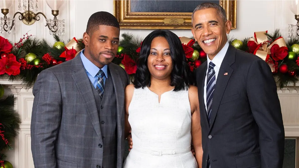 obama with tafari Campbell
