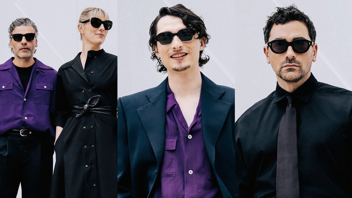 Estrelas no desfile de Celine