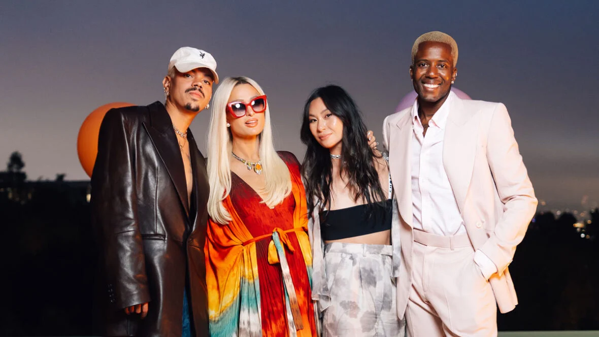 vas-j-morgan-jantar-do-orgulho Evan Ross, Paris Hilton, Lucy Guo e Vas J Morgan no jantar do Orgulho para WEMATTER