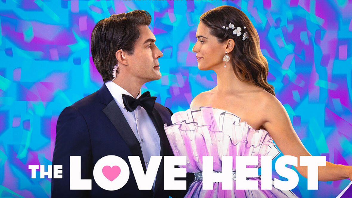 o-filme-do-canal-de-amor-assalto-marca- Pôster e fotos do filme Hallmark Channel The Love Heist com Peter Porte e Lyndsy Fonseca