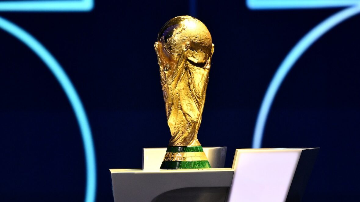 Sorteio da final da Copa do Mundo FIFA no Kennedy Center em Washington, D.C..