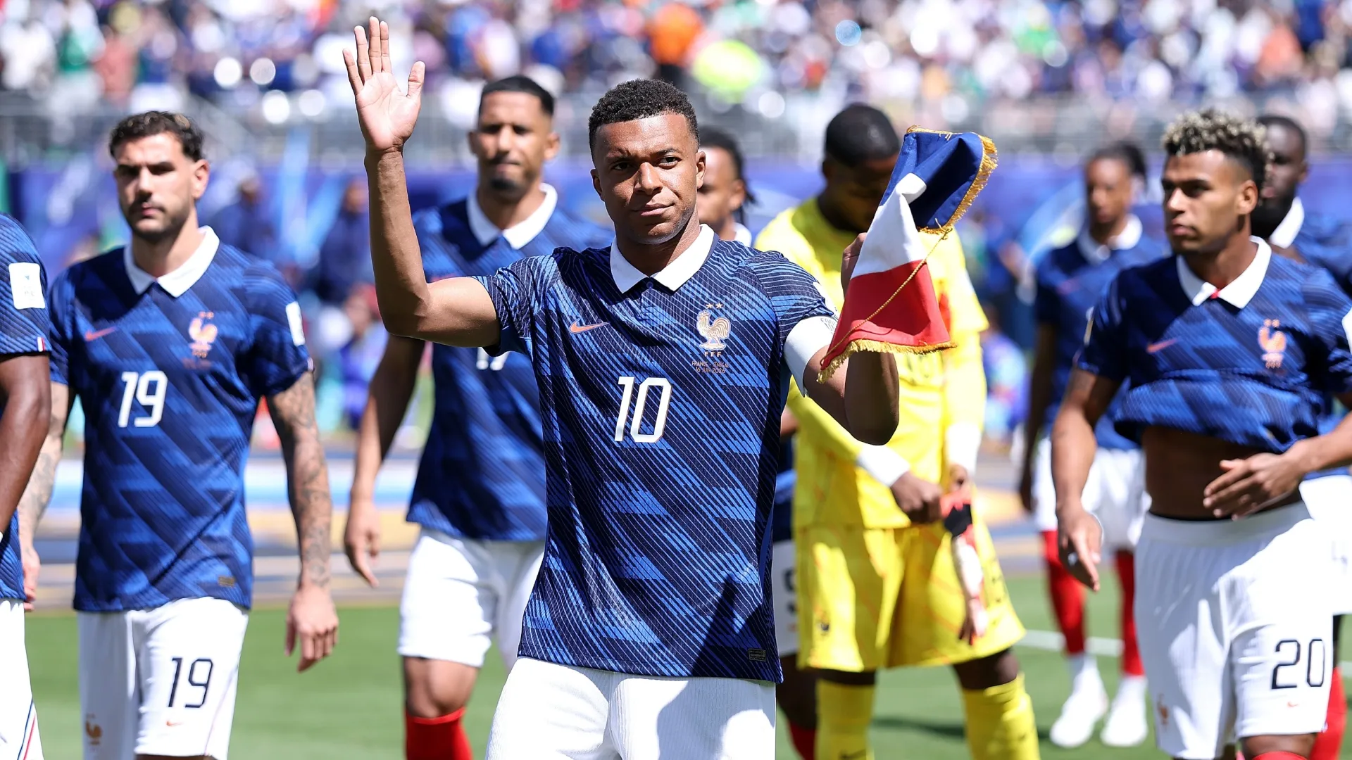 Kylian Mbappé #10 da França.
