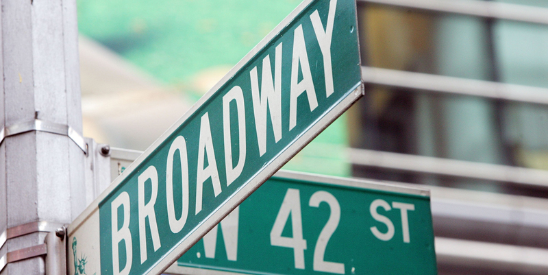 bway-salário Sinal da Broadway