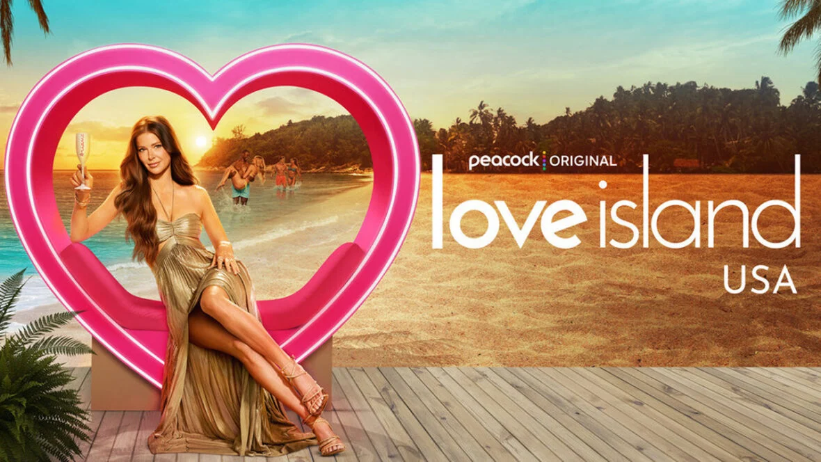 Arte principal da oitava temporada de Love Island USA