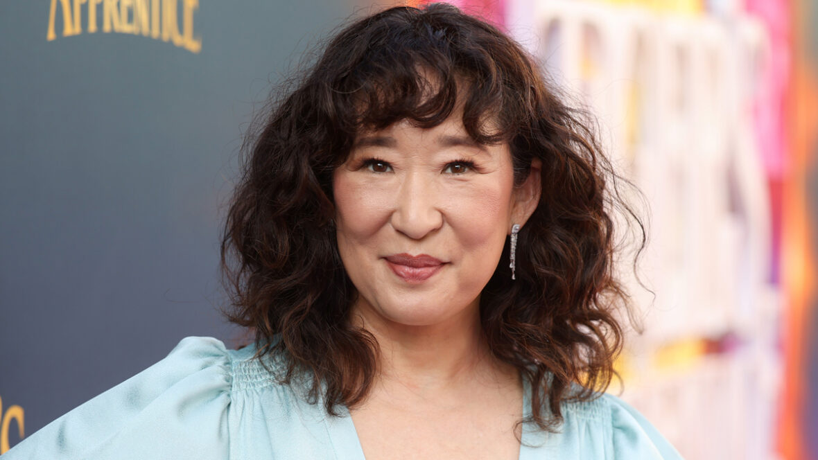 sandra-oh-daniels Sandra Oh Vestido Azul Tapete Vermelho