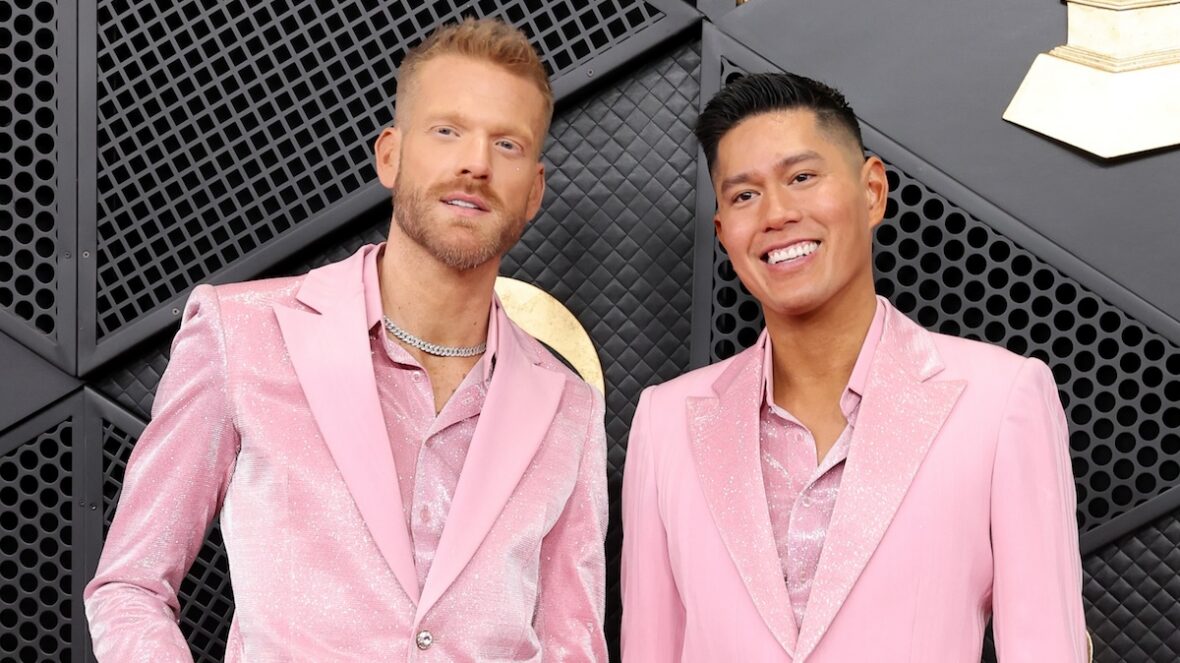 scott-hoying-mark Scott Hoying Mark Grammy no tapete vermelho