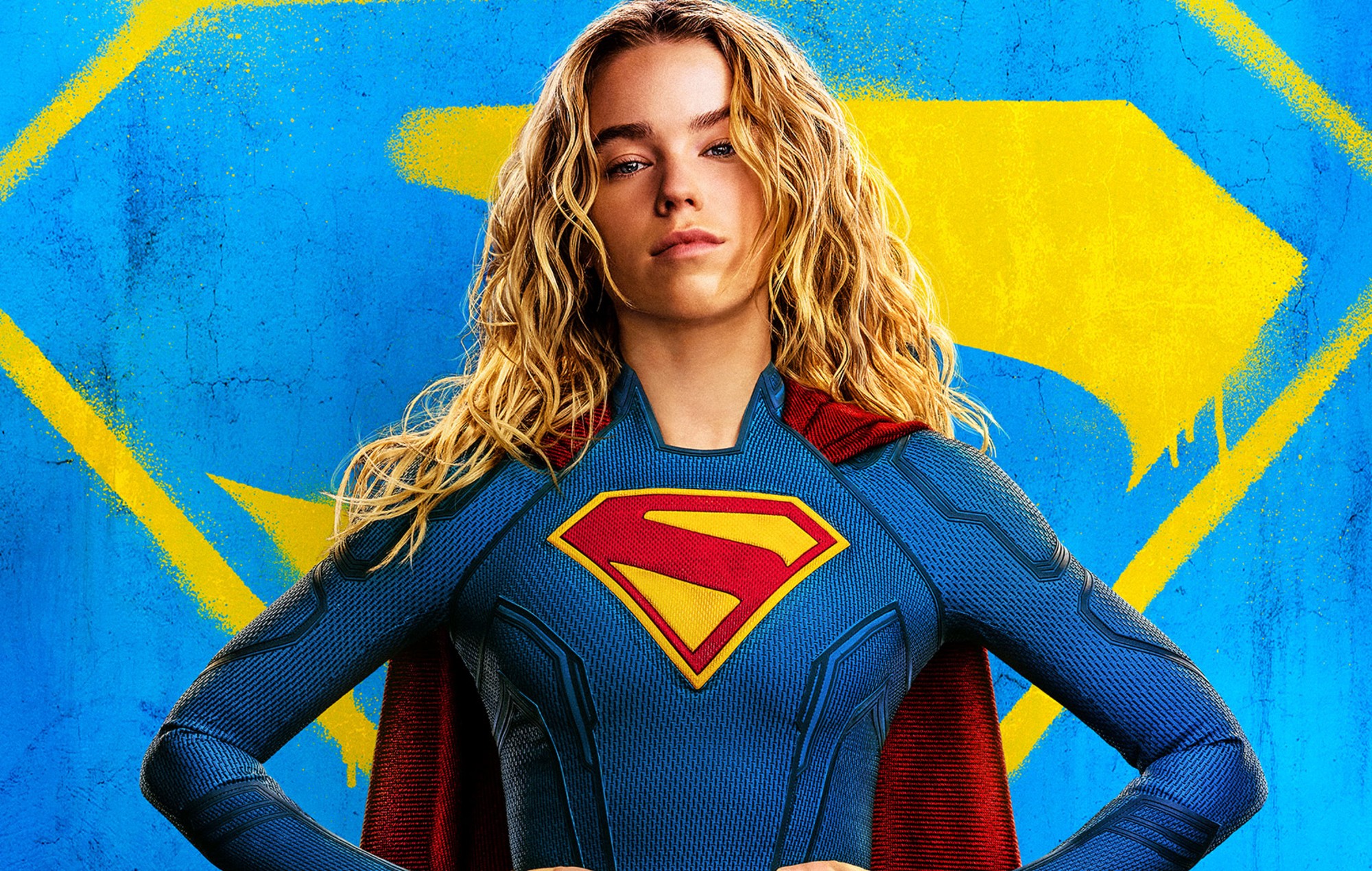 Milly Alcock as Kara Zor-El in 'Supergirl'. CREDIT: Warner Pictures UK