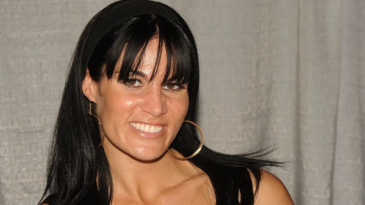 Wrestler Traci Brooks standing at the Pennsylvania Convention Center