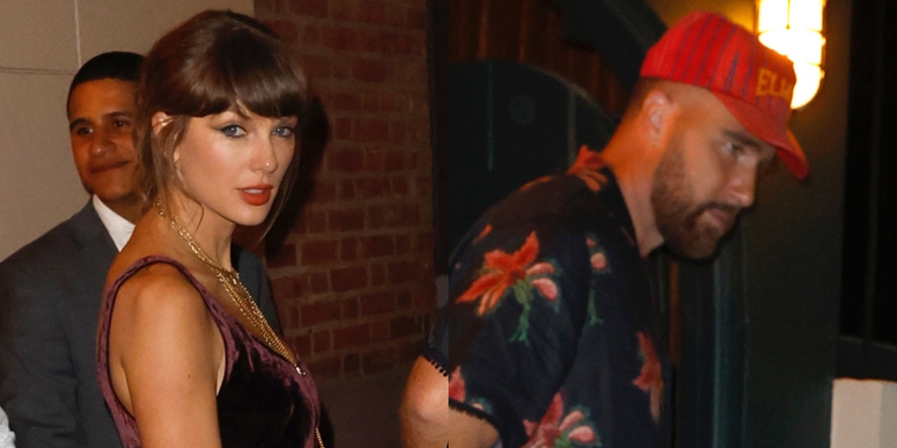 Taylor-Travis-Nova York Taylor Swift e Travis Kelce saem de jantar em Nova York