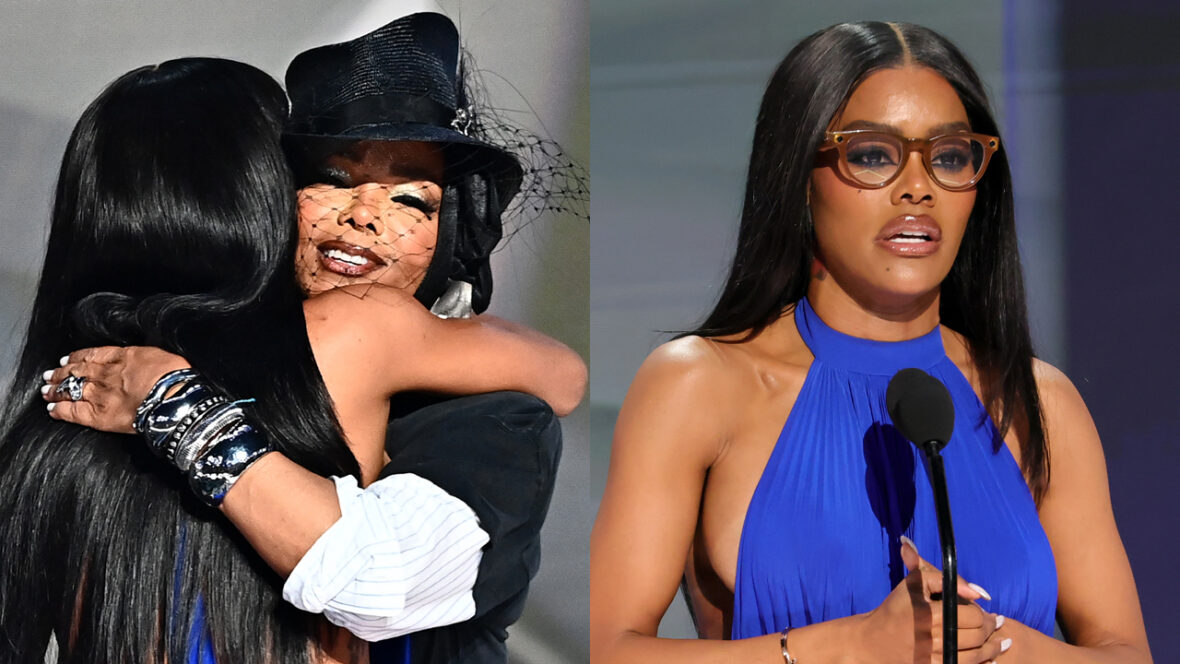 Teyana Taylor chora quando Janet Jackson a homenageia no BET Awards