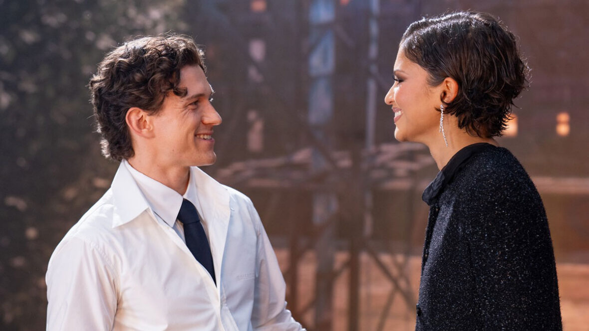 evento tom-holland-zendaya-amsterdam Tom Holland e Zendaya no evento de lançamento do trailer do Novo Dia do Homem-Aranha em Amsterdã