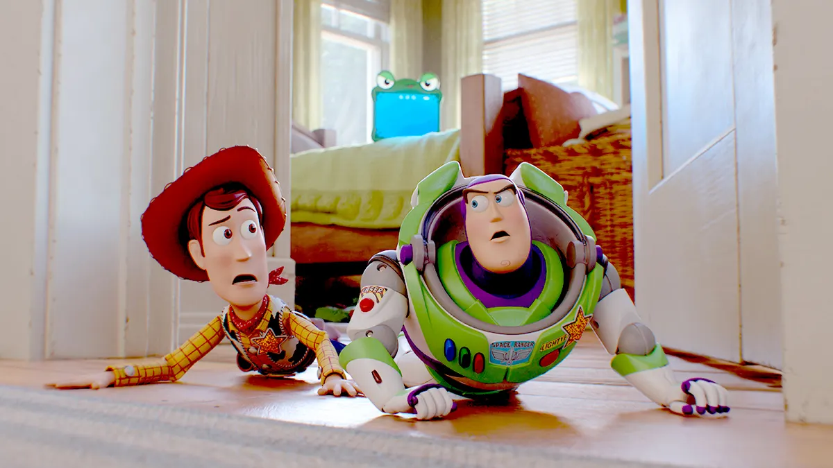 Woody and Buzz Lightyear in Toy Story 5
