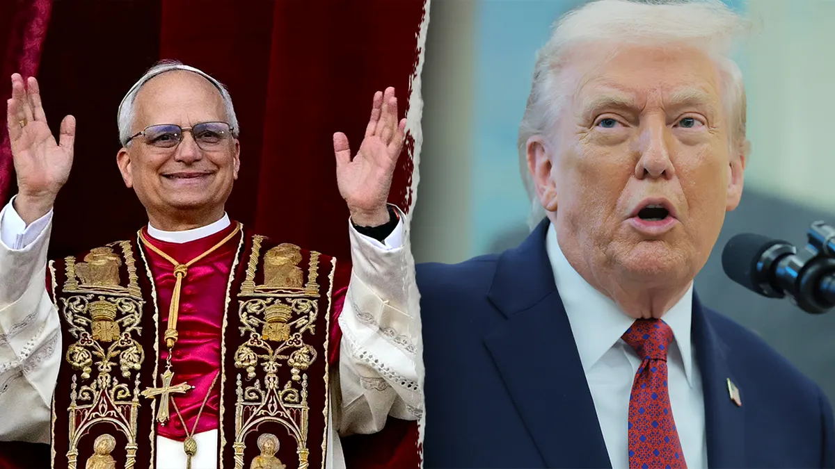 split-of-PopeLeo-Trump