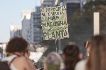 Paulo Pinto/Agência Brasil São Paulo (SP), 21/06/2026 - 18ª Marcha da Maconha na avenida Paulista.
Foto: Paulo Pinto/Agência Brasil
