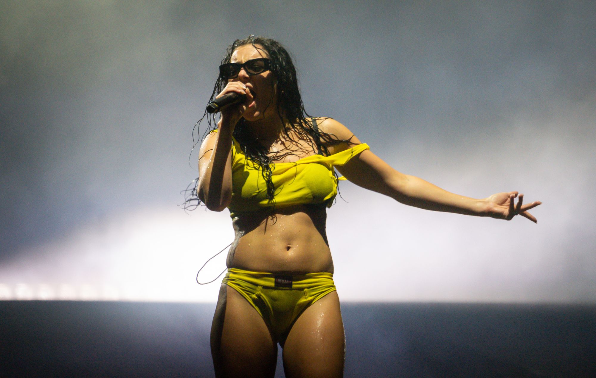Charli XCX performs live. CREDIT: Joseph Okpako/WireImage/Getty