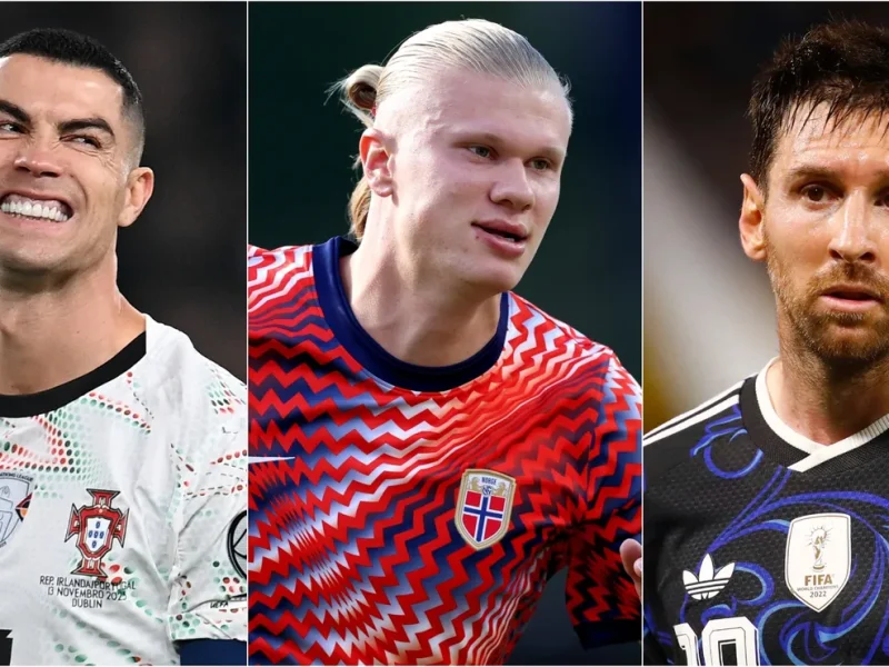 Erling Haaland iguala o feito de Lionel Messi na Copa do Mundo, mas fica aquém da marca de Cristiano Ronaldo