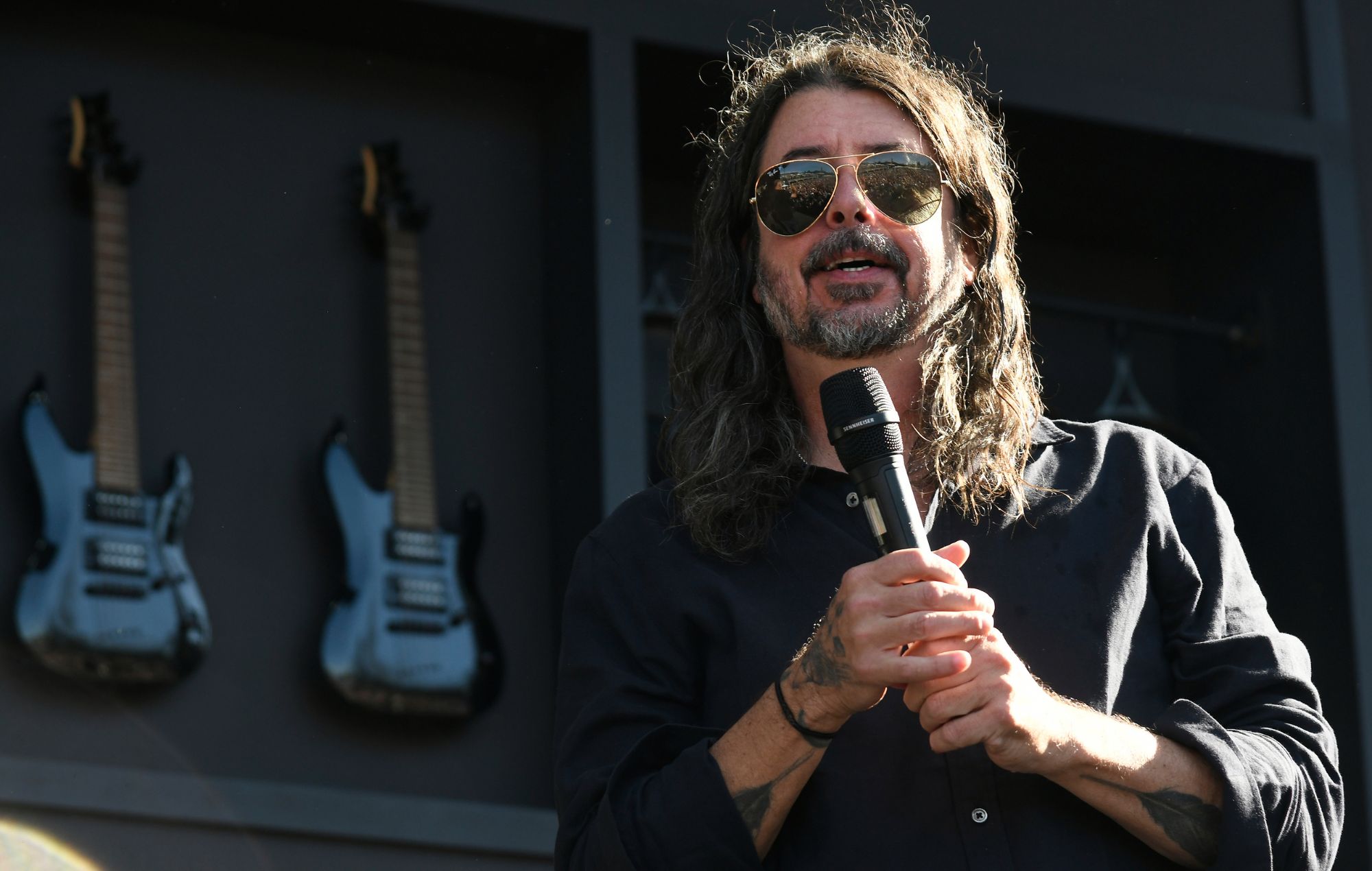 Dave Grohl of Foo Fighters in 2026. CREDIT: Tim Mosenfelder/Getty Images