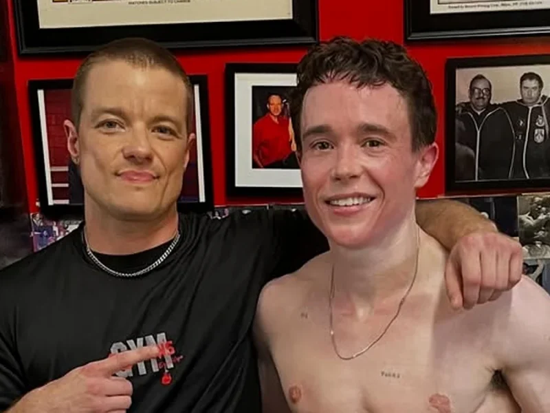 Elliot Page mostra abdominais rasgados enquanto documenta sua jornada no boxe