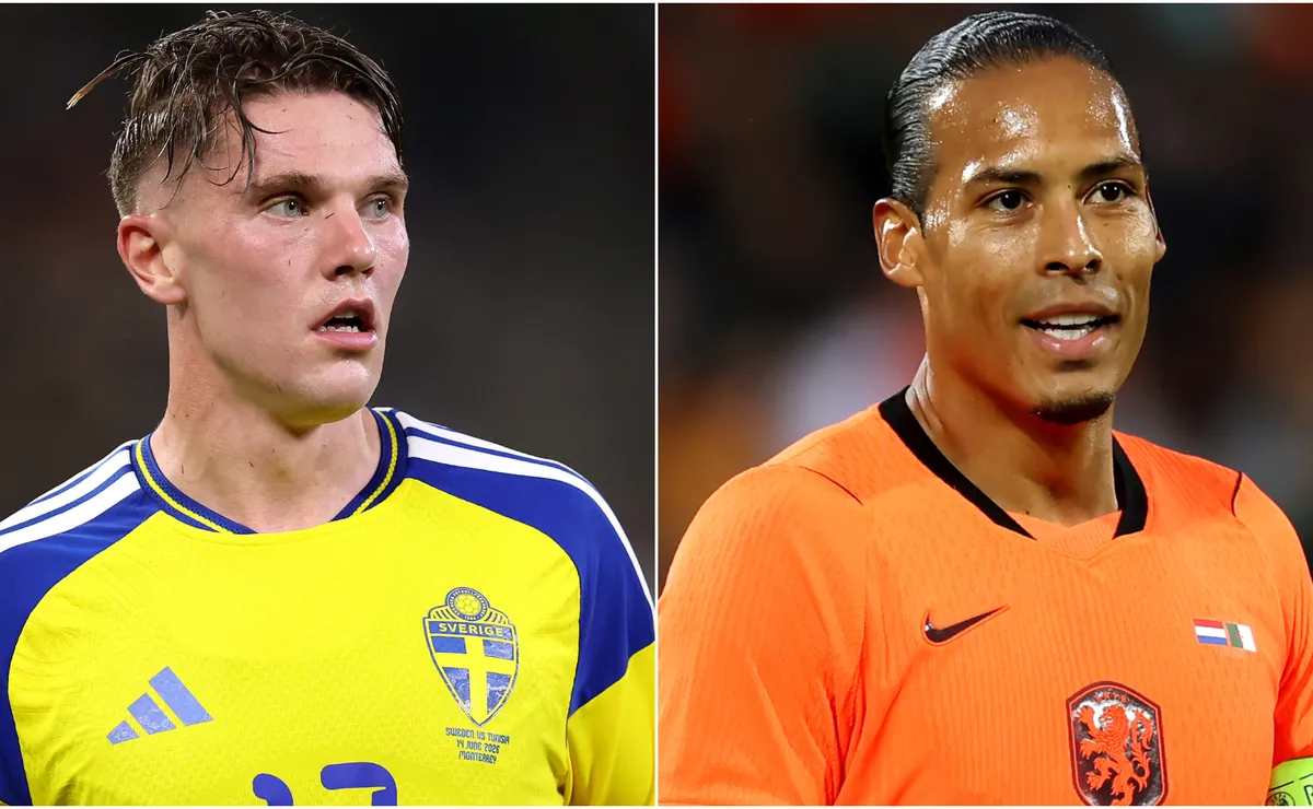 Holanda x Suécia: escalações projetadas para a partida do Grupo F da Copa do Mundo de 2026