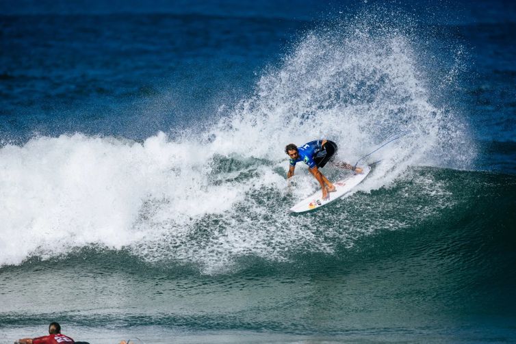 Ana Catarina/WSL/Direitos Reservados João Chianca avança às semifinais da etapa de Saquarema da WSL - em 22/6/2026
