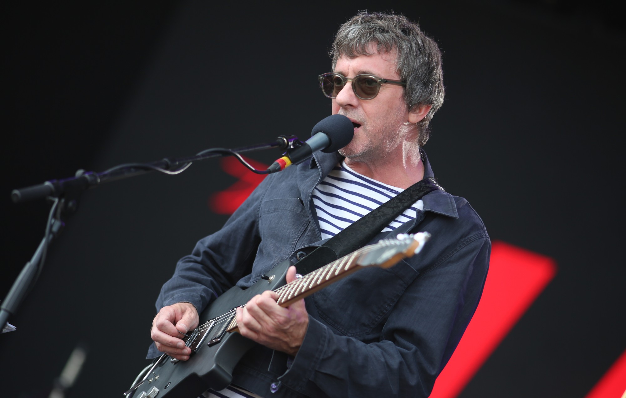 Graham Coxon of The Waeve performs on the Castle Stage during Day 2 of Victorious Festival on August 24, 2025 in Southsea, England. CREDIT: Harry Herd/WireImage