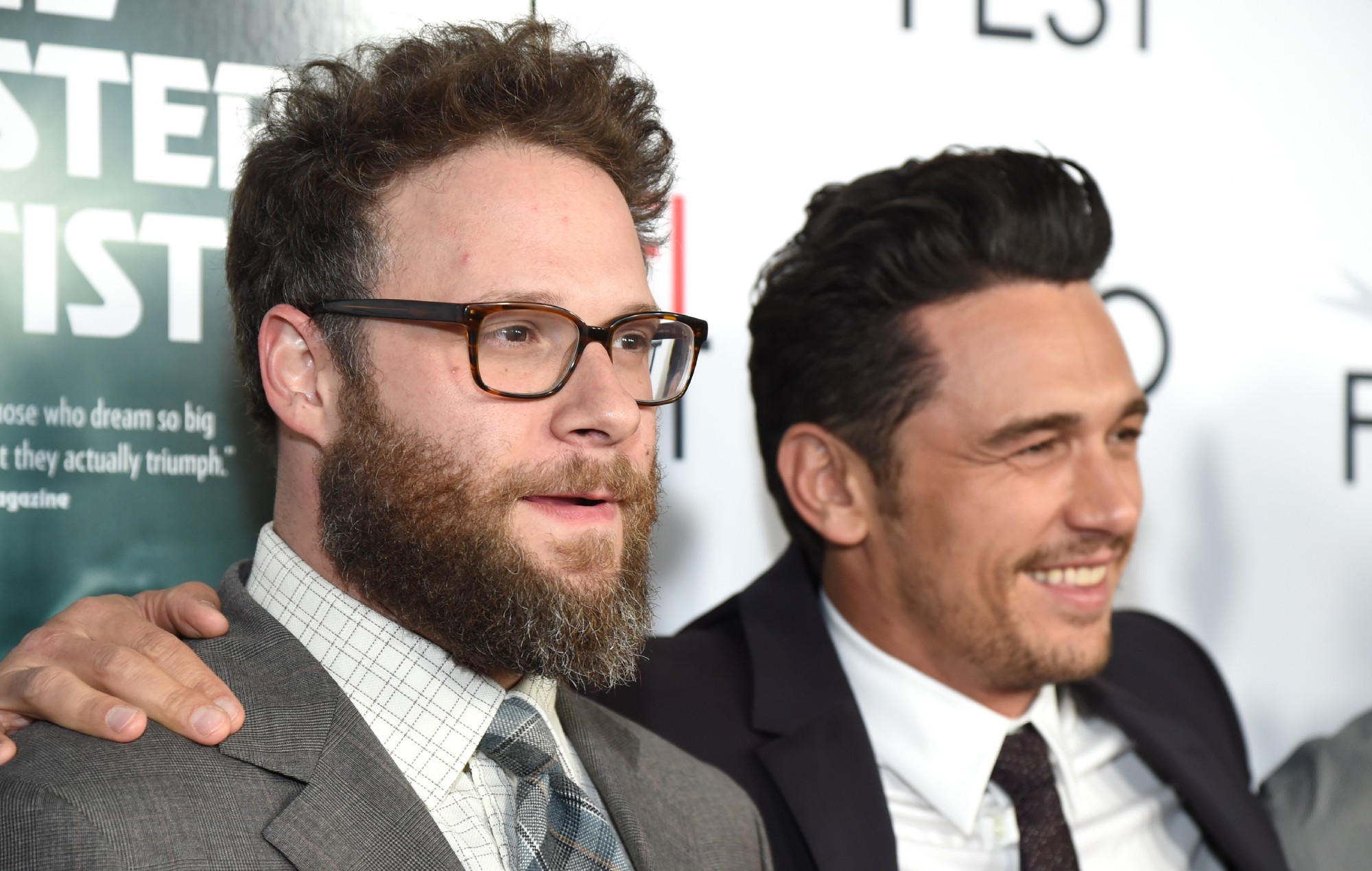 Seth Rogen and James Franco 2017. CREDIT: Michael Kovac/Getty Images for AFI