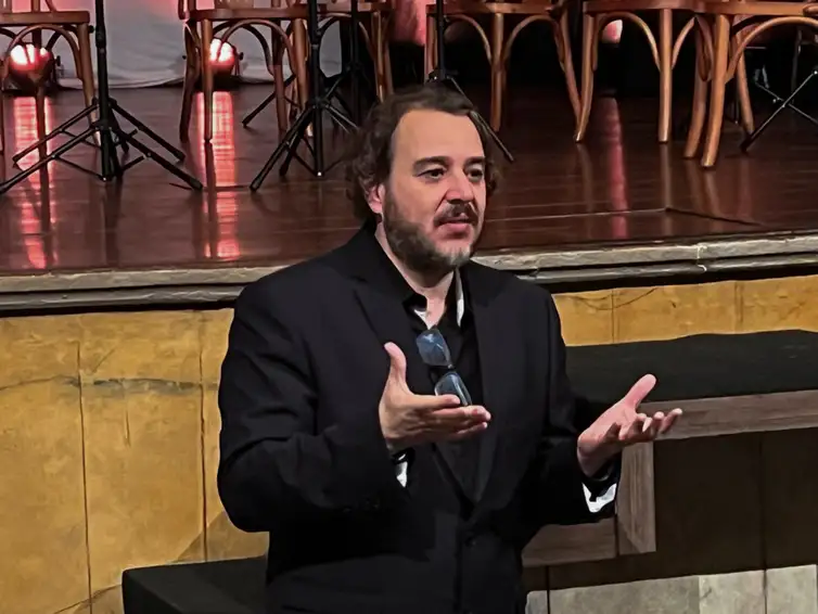 São Paulo- 23/03/2025 - Maestro Rodrigo Toffolo e 
Apresentação da Orquestra Ouro Preto no Teatro Municipal Ouro Preto-Casa da Ópera . Créditos: Cristina Indio do Brasil
