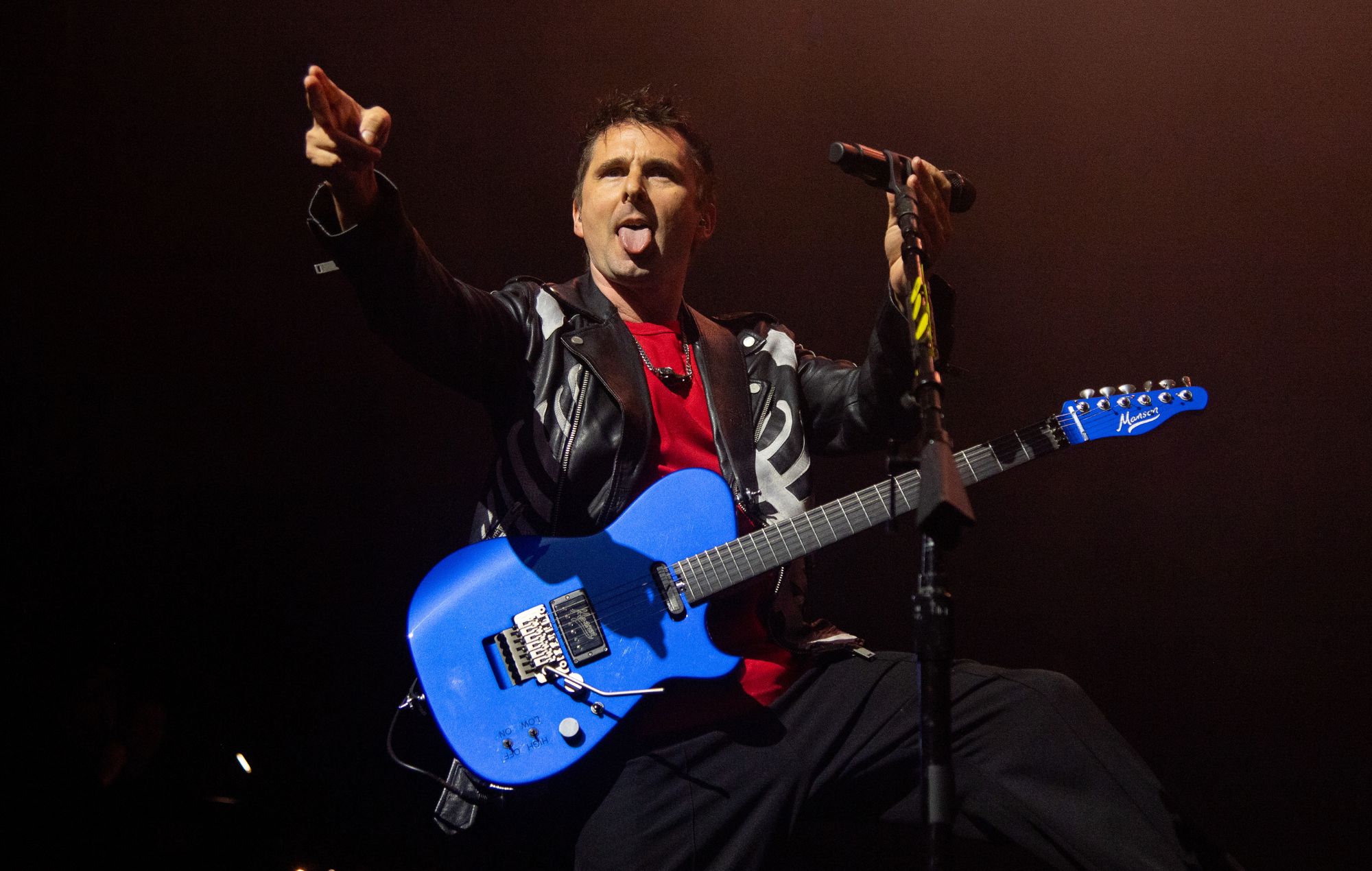 Matt Bellamy of Muse live in 2026. CREDIT: Joseph Okpako/WireImage/Getty