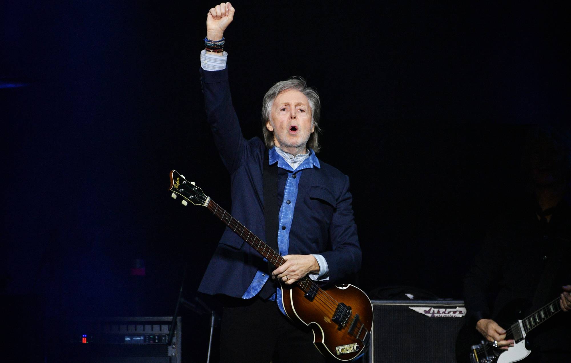 Paul McCartney at The O2 Arena on December 18, 2024 in London, England. (Photo by Jim Dyson/Getty Images)
