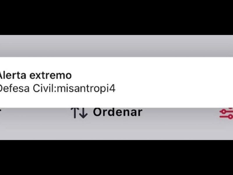 Misantropia: saiba o que significa mensagem disparada em alerta falso