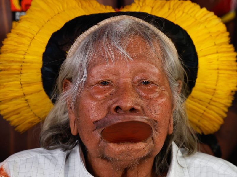 Cacique Raoni, 94 anos, recebe cuidados paliativos em casa após diagnóstico de câncer
