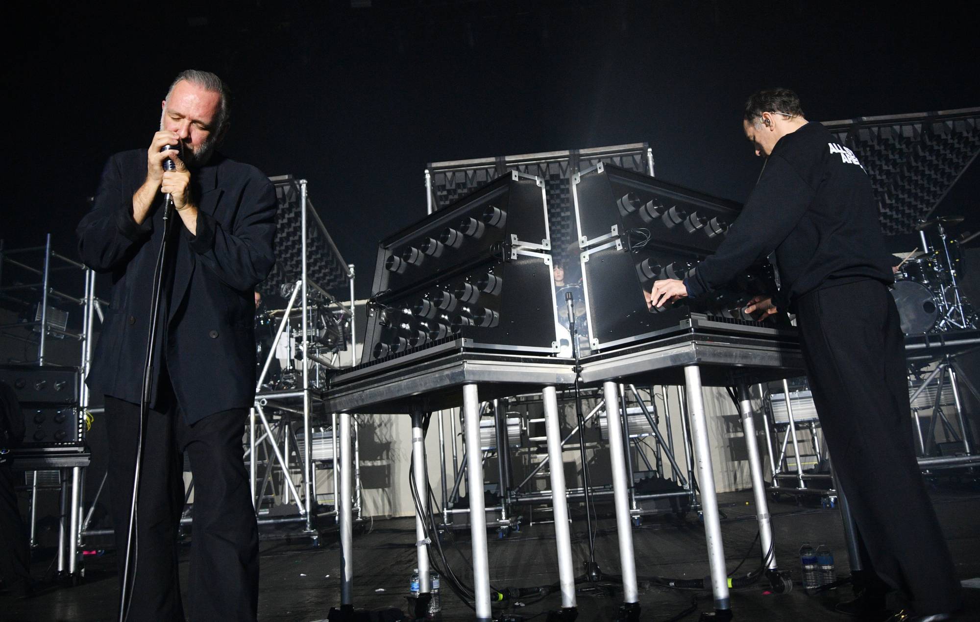 Stephen Dewaele and David Dewaele of Soulwax perform onstage at Brixton Academy on January 15, 2026 in London, England. (Photo by Jim Dyson/Getty Images)