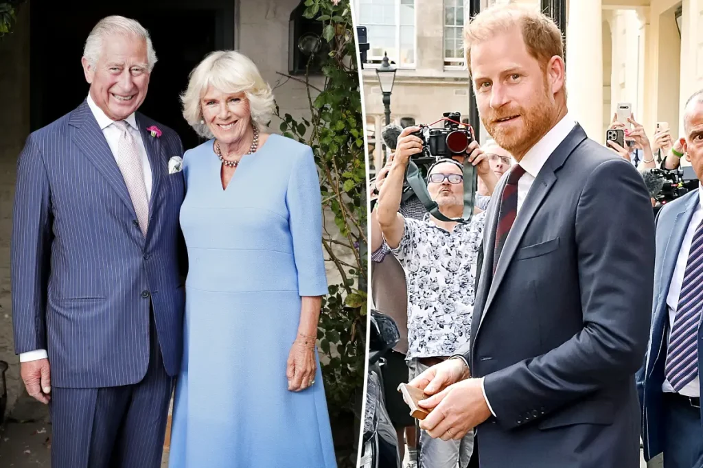 Rainha Camila foi peça-chave na reconciliação entre Harry e Charles, diz biógrafa