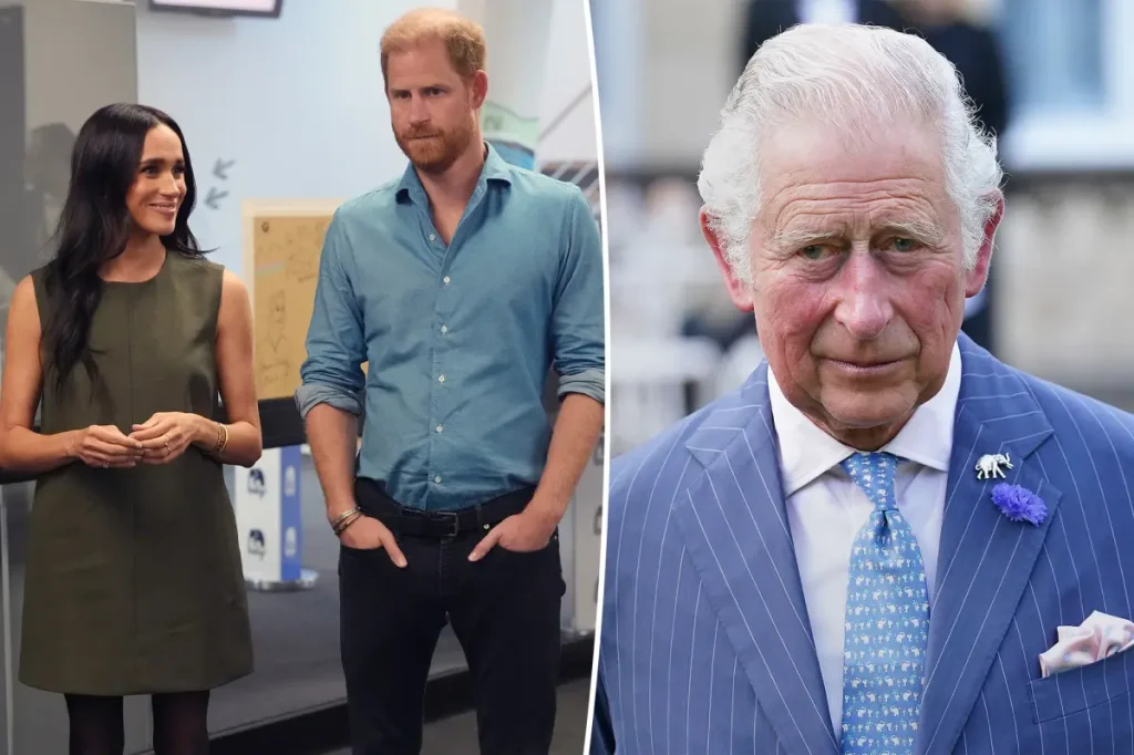 Reencontro de Meghan Markle e Harry com rei Charles não foi totalmente caloroso, diz especialista