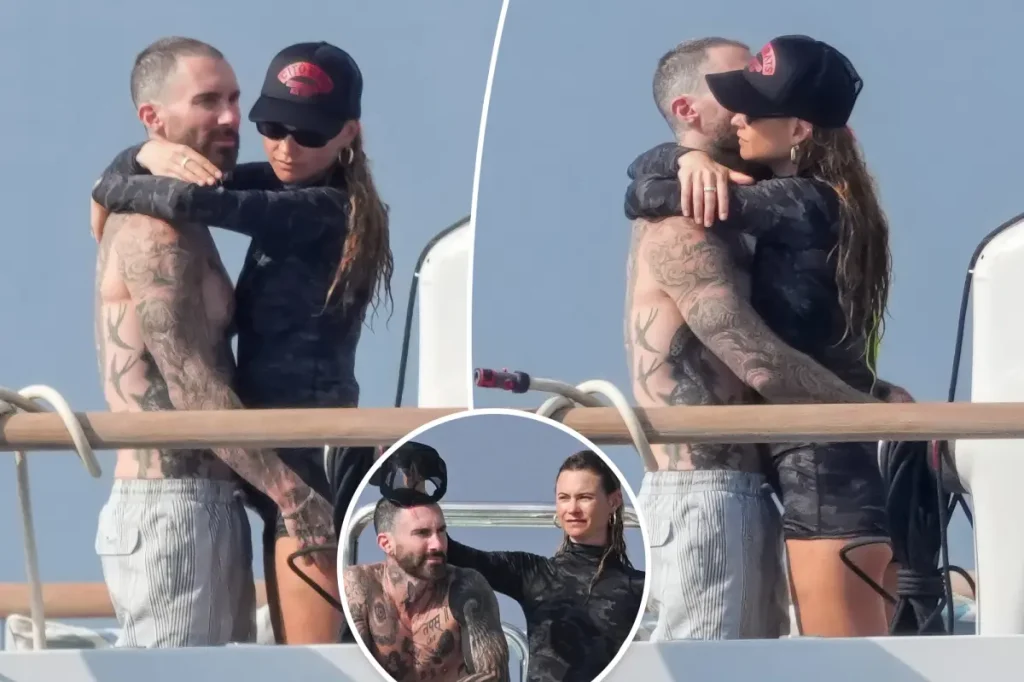 Adam Levine e Behati Prinsloo reatam romance em férias de iate em Saint-Tropez, quatro anos após escândalo