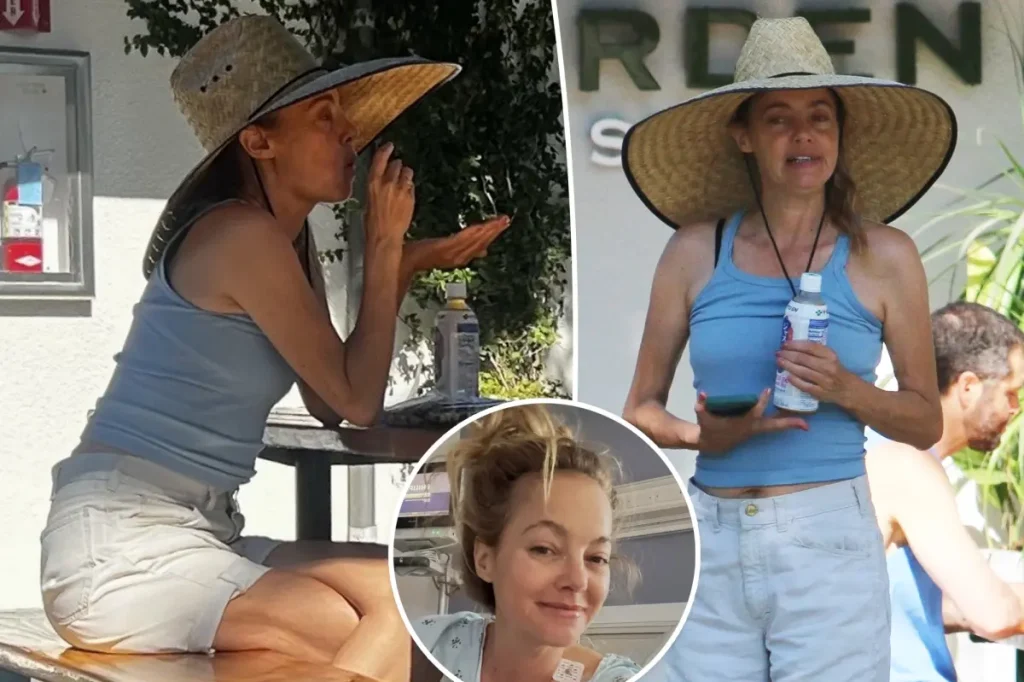 Bijou Phillips é vista em público duas semanas após transplante de rim
