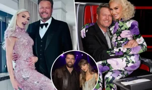 Fãs suspeitam que Gwen Stefani e Blake Shelton celebraram 5 anos de casamento no casamento de Taylor Swift e Travis Kelce