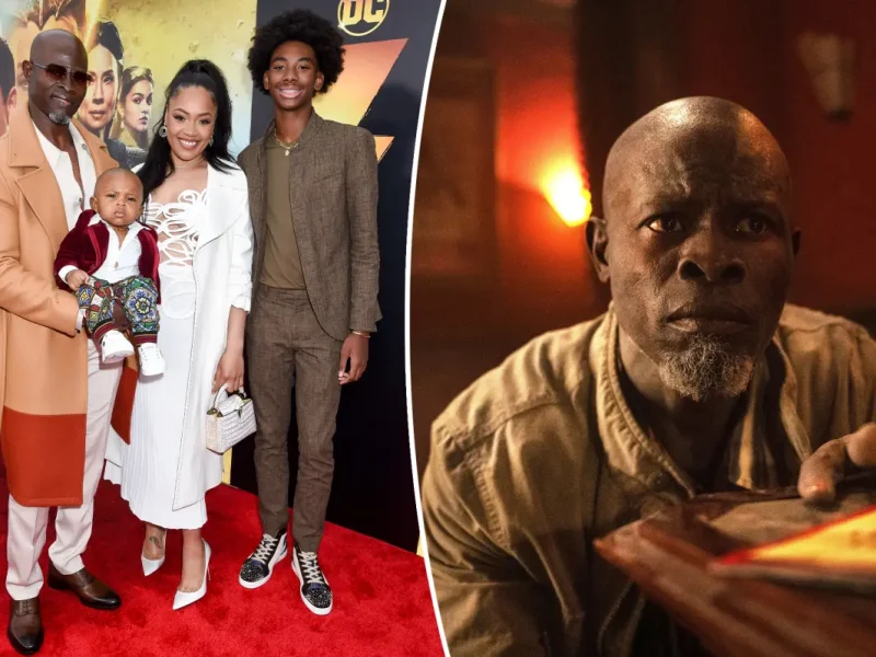Salários milionários de Djimon Hounsou são revelados em meio a disputa de guarda após ator dizer que vive com dificuldades