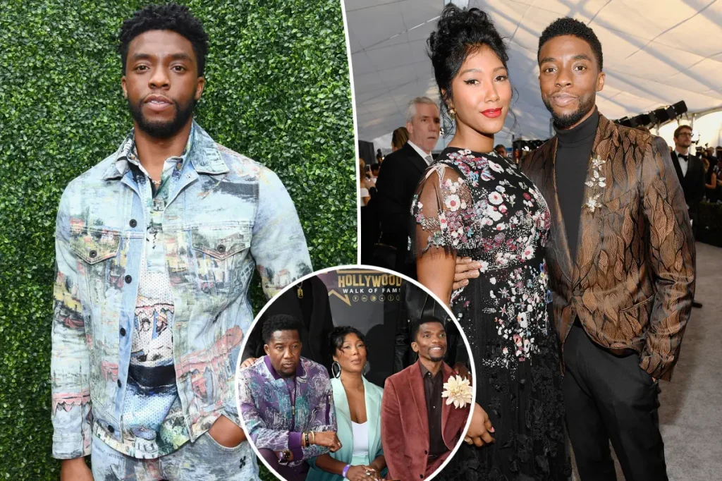 Família de Chadwick Boseman processa viúva por suposta retenção de herança do ator